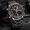 Naviforce 9182 CH - Black RoseGold