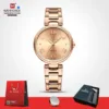 Naviforce 5030 Women Watch - RoseGold - Image 2