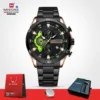Curren 8402 - Rose Gold Black - Image 2