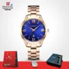 Curren 9007 Women - Rose Gold Blue - Image 2