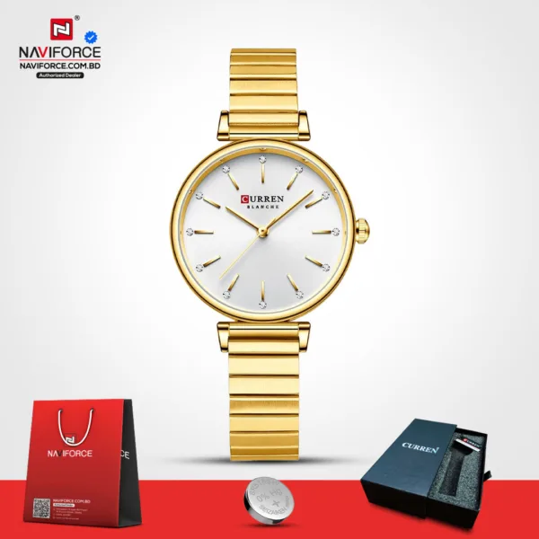 Curren 9081 CH - Gold White - Image 2