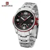 Naviforce 9215 CH - Silver Red - Image 2