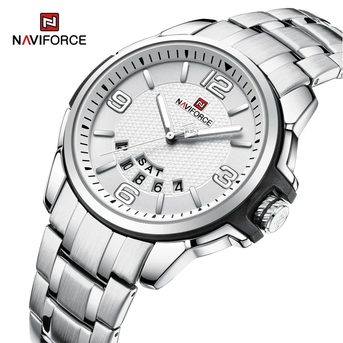 Naviforce 9215 CH - Silver - Image 4
