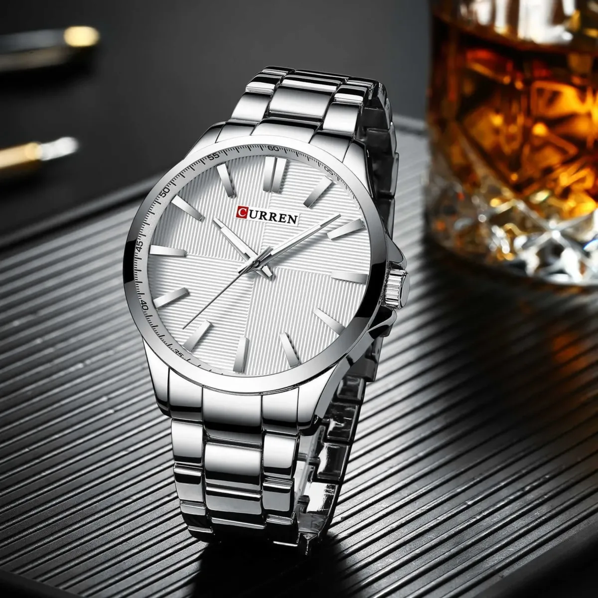 Curren 8322 - Silver - Image 1
