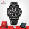 Naviforce 9225 L - Black White