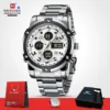 Olevs 1106 CH - Silver White For Men - Image 2