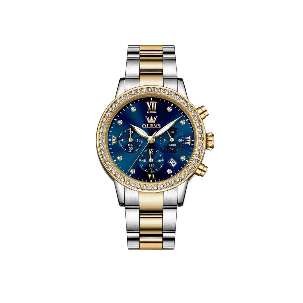 Olevs 9933 CH -Silver Blue - Image 1