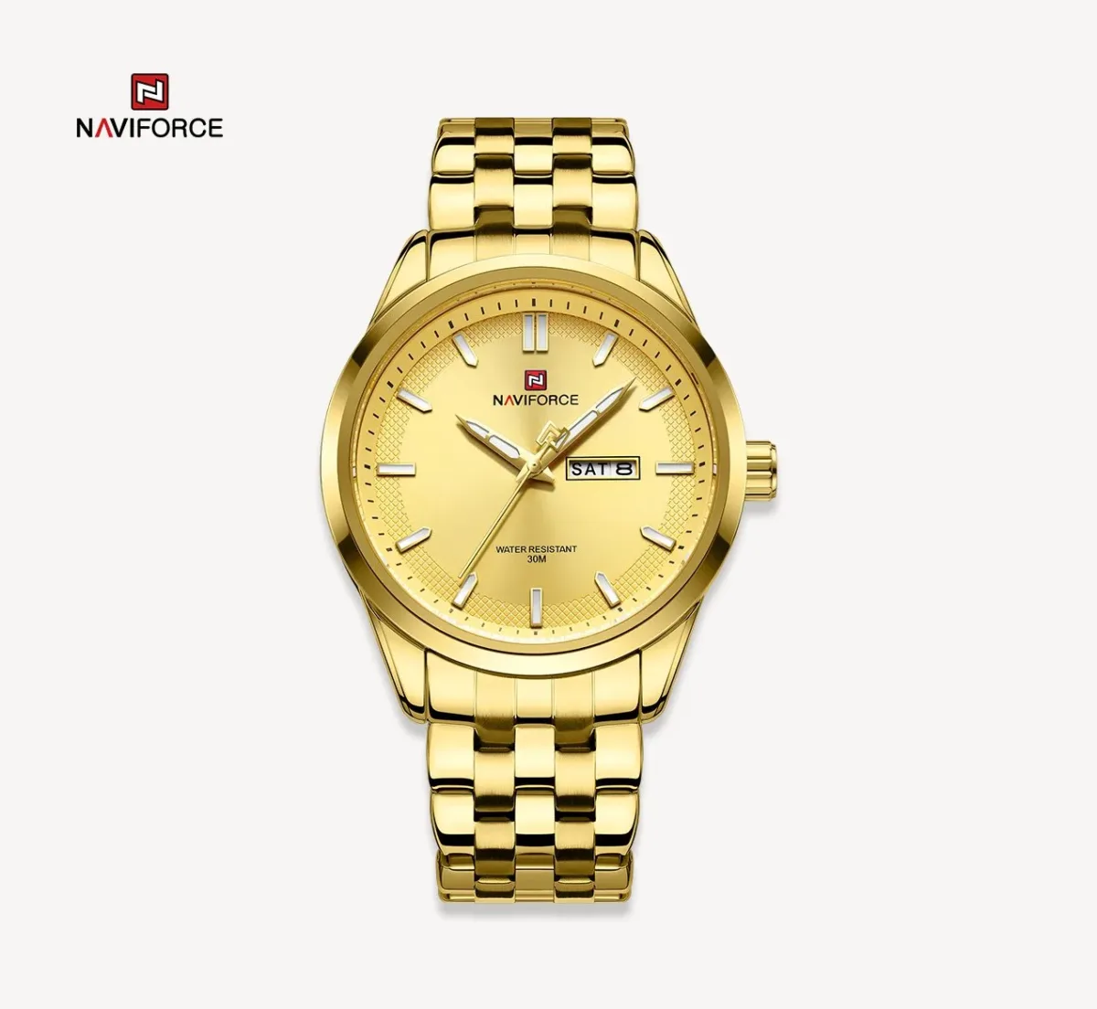 Naviforce 9203 CH - Gold - Image 1