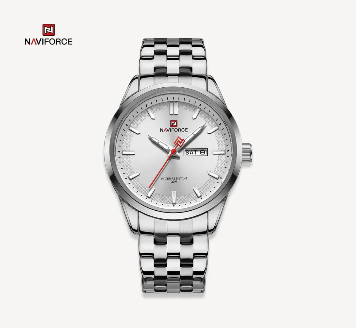 Naviforce 9203 CH - Silver - Image 1