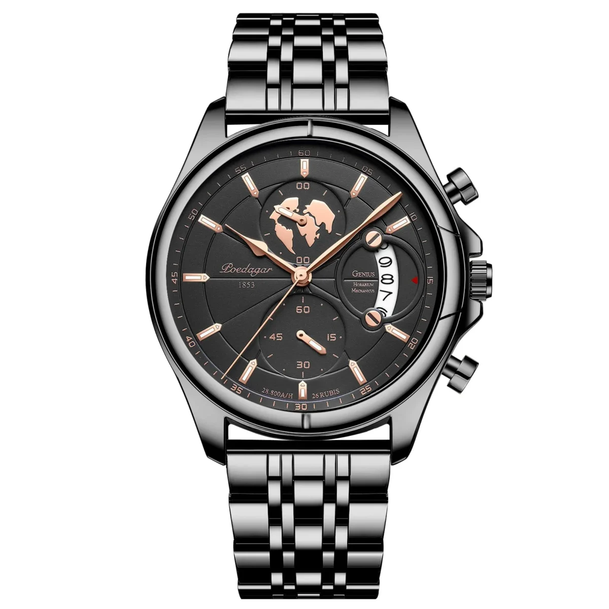 Poedagar 802 CH - Black - Image 1