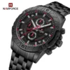 Naviforce 9227 - Black Red - Image 4