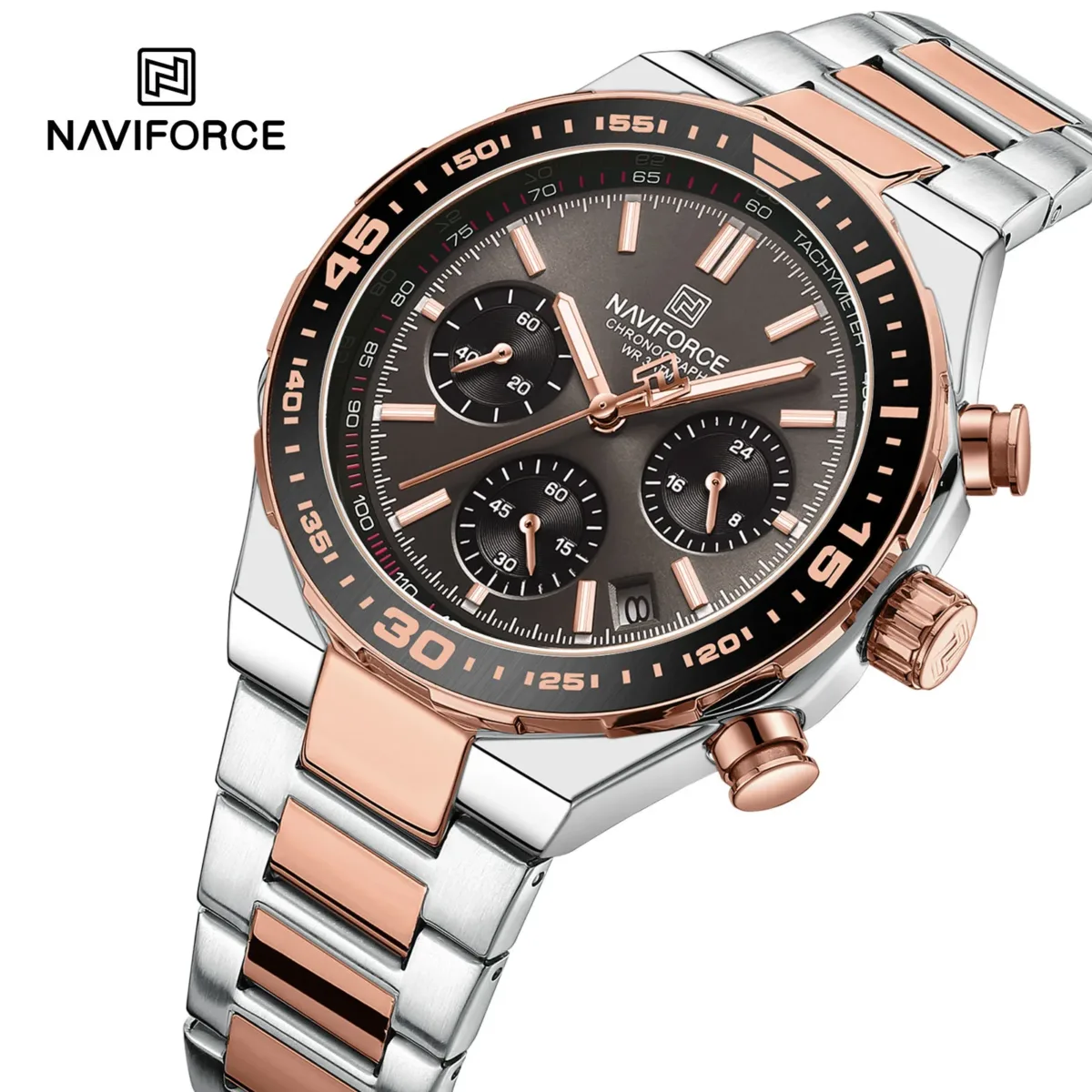 Naviforce 8049 - Sliver Rose - Image 3