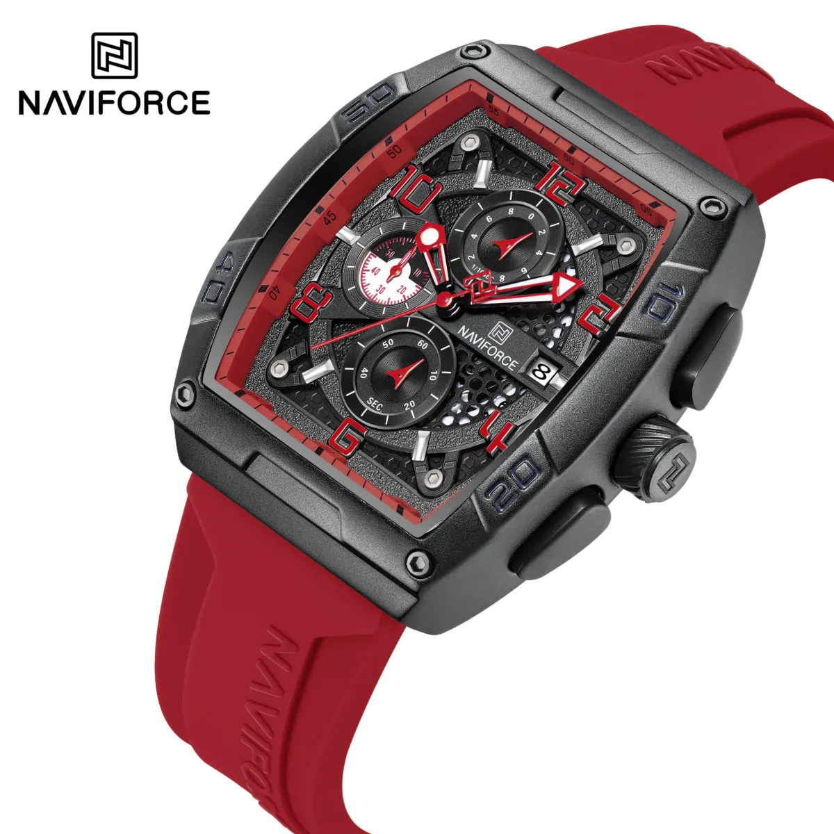 Naviforce 8052T - Red - Image 1