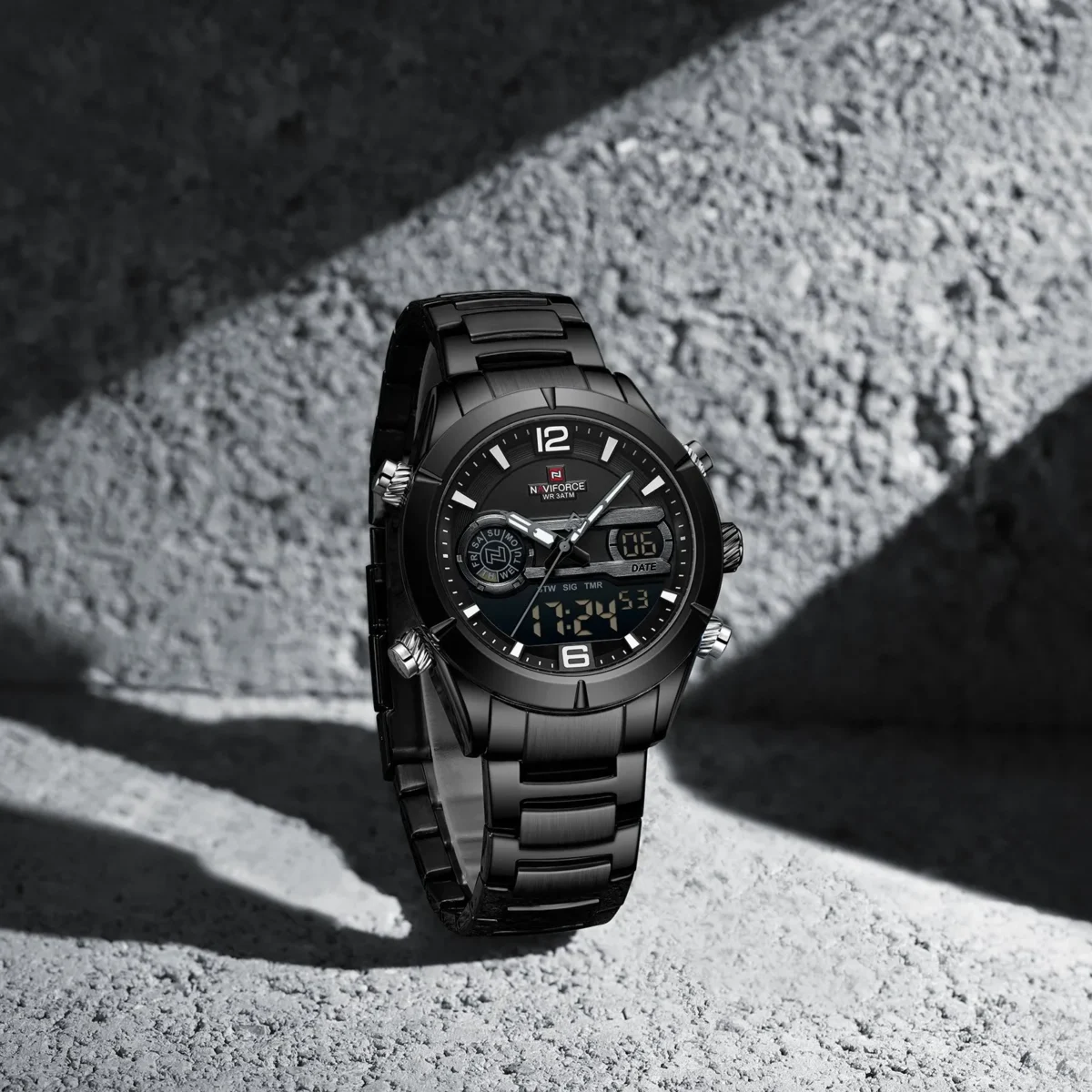 Naviforce 9232 - Black - Image 1
