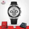 Naviforce 8054 - Black White - Image 2