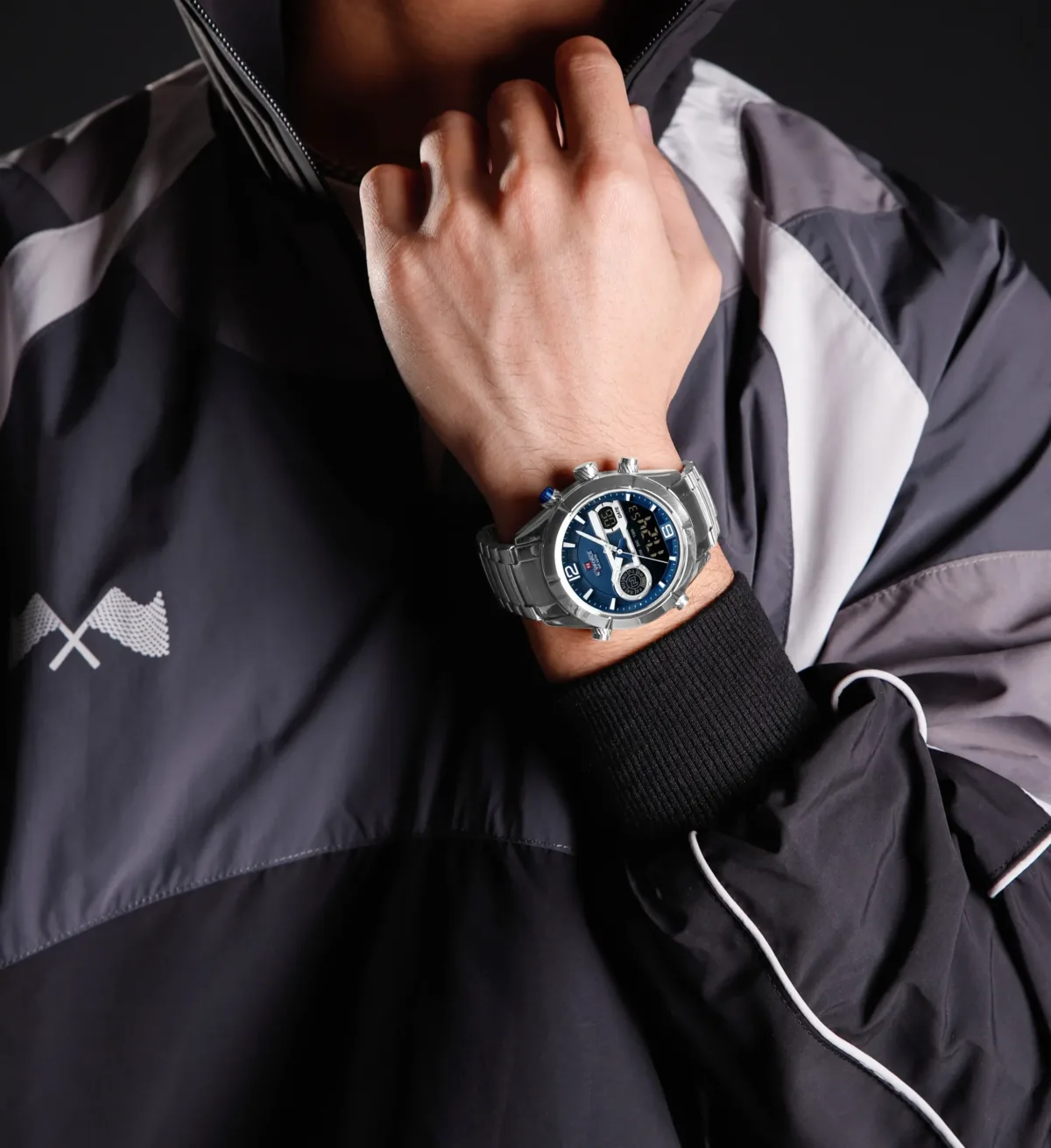 Naviforce 9232 - Sliver Blue - Image 4