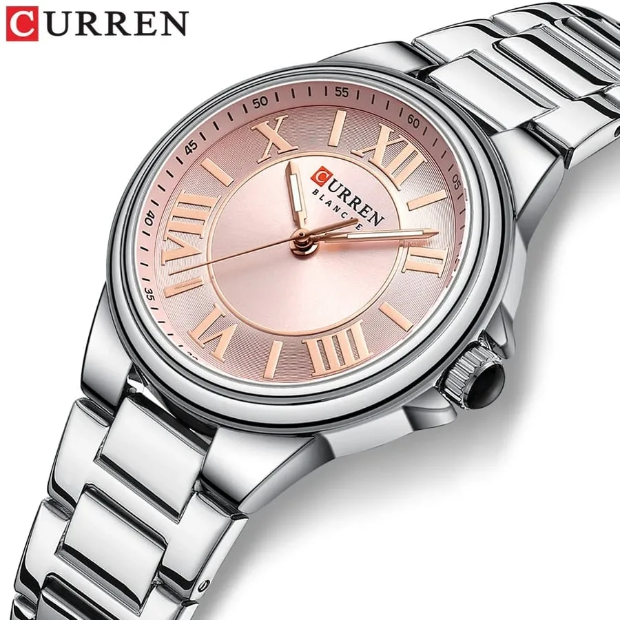 Curren 9091 Sliver Pink Watch Price in Bangladesh Naviforce Bangladesh