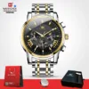 Olevs 2892 CH For Man - Gold Black - Image 2