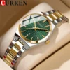 Curren 8439 CH For Women - Gold Green