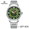Naviforce 8044 CH - Sliver Green For Man - Image 2