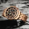 Naviforce 8046 CH - Rose Gold Black For Man - Image 5