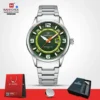 Naviforce 8044 CH - Sliver Green For Man