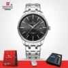 Naviforce 9230 - Sliver Black For Men