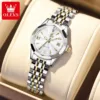 Olevs 9998 CH – Silver Gold For Women