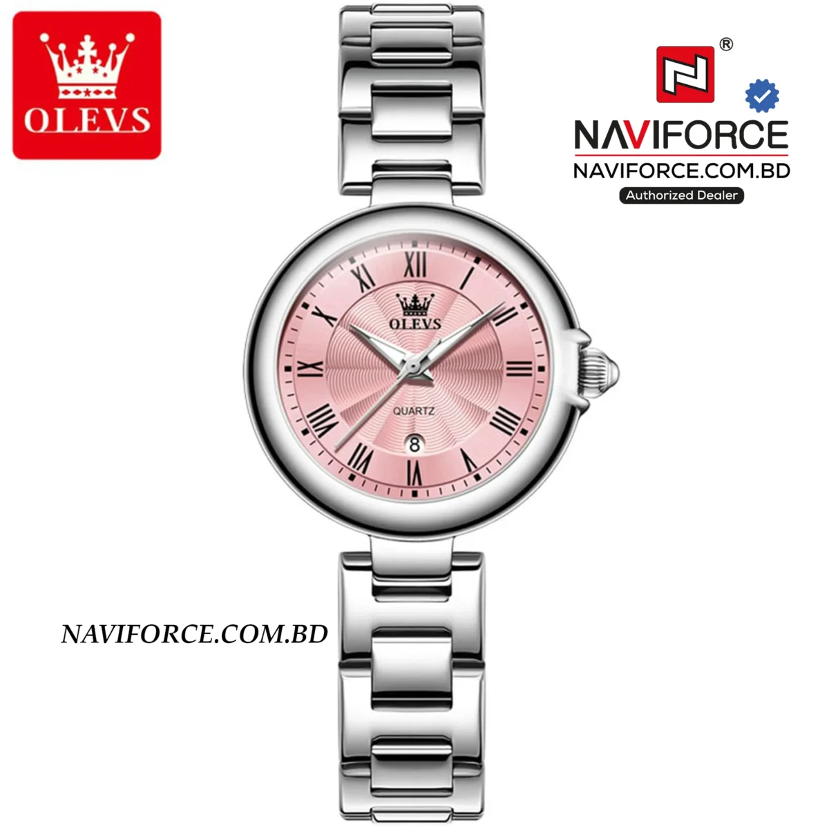 Olevs 5608 - Sliver Pink For Women - Image 1
