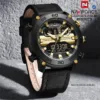 Naviforce 9235 L - Black Gold For Men