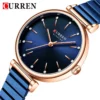Curren 9081 CH - Blue Rose Gold For Women - Image 3