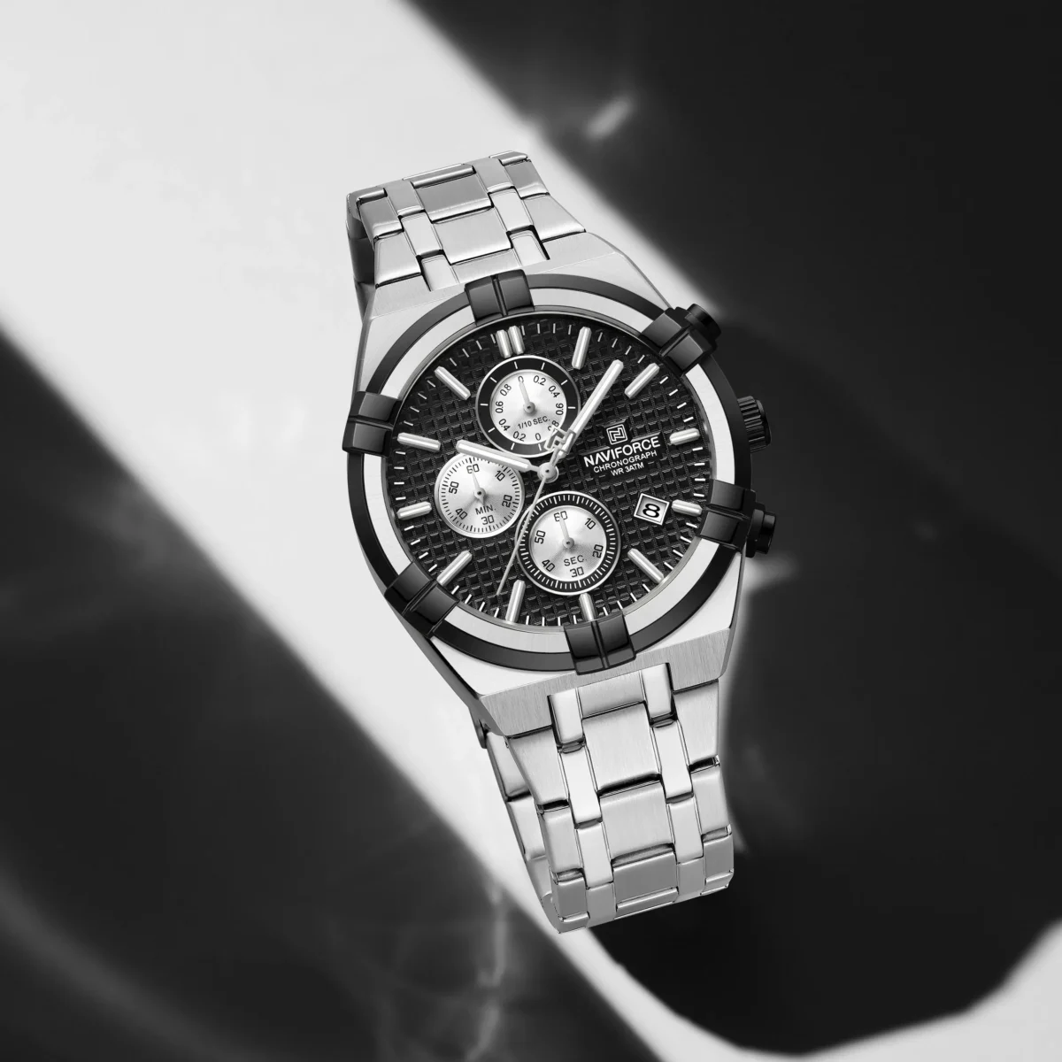 Naviforce 8042 CH - Sliver Black - Image 3