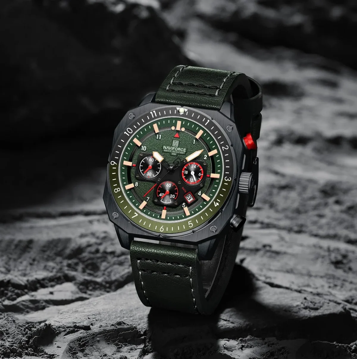 Naviforce 8057 - Green For Men - Image 4