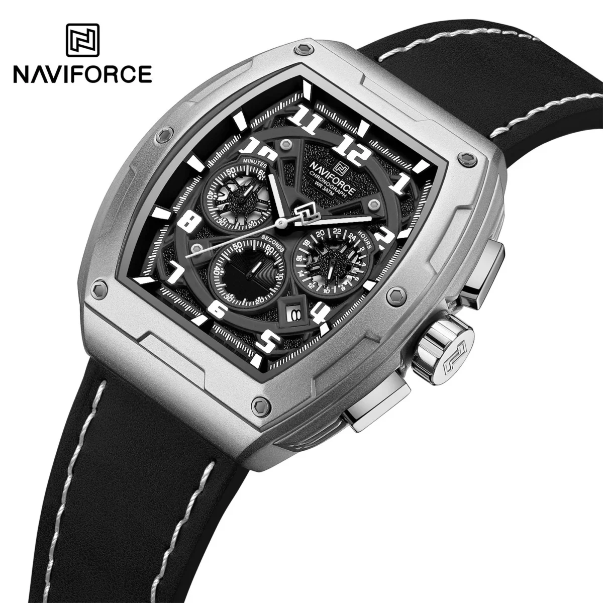 Naviforce 8053 L - Black Sliver - Image 1