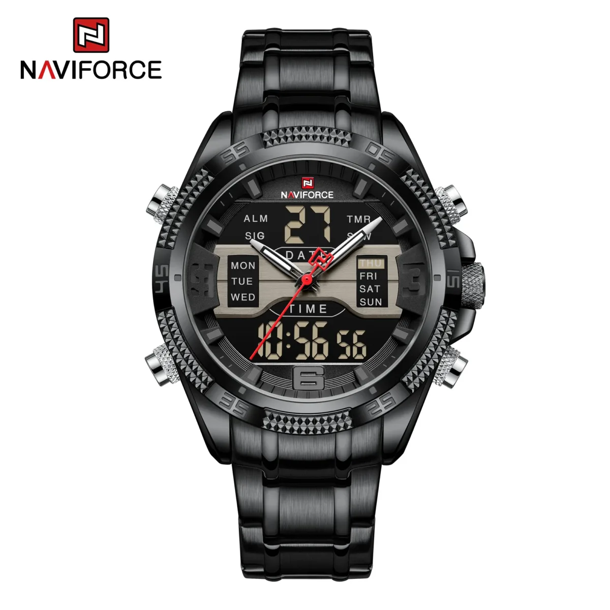 Naviforce 9201 CH - Black - Image 4