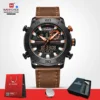 Naviforce 9235 L - Brown Orange For Men - Image 2
