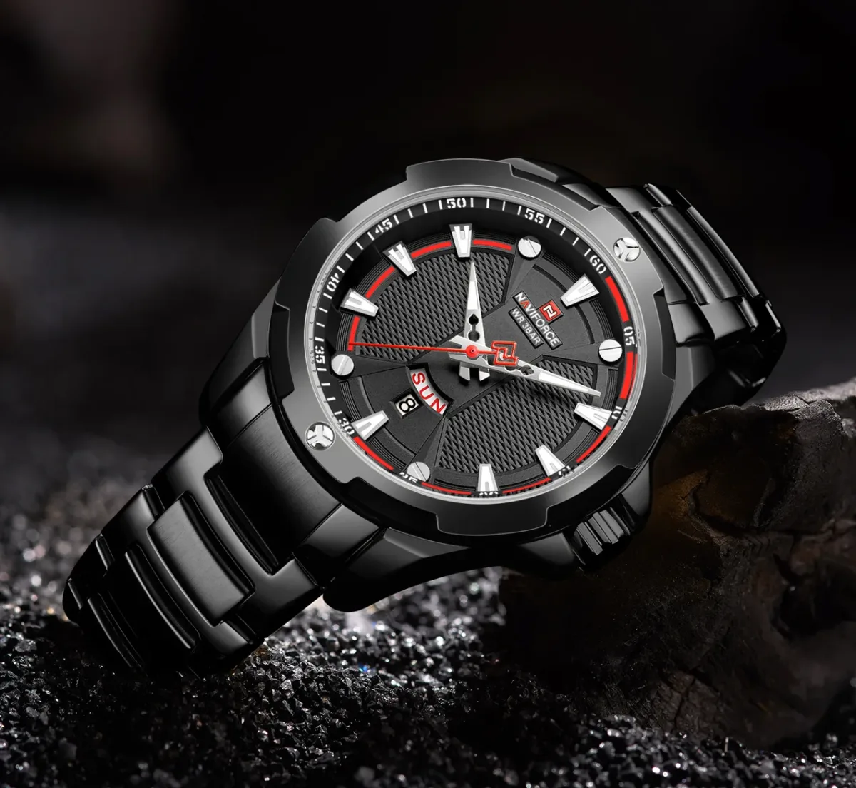 Naviforce 9161 CH - Black - Image 4