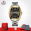 Poedagar 958 CH - Gold Black For Men - Image 2