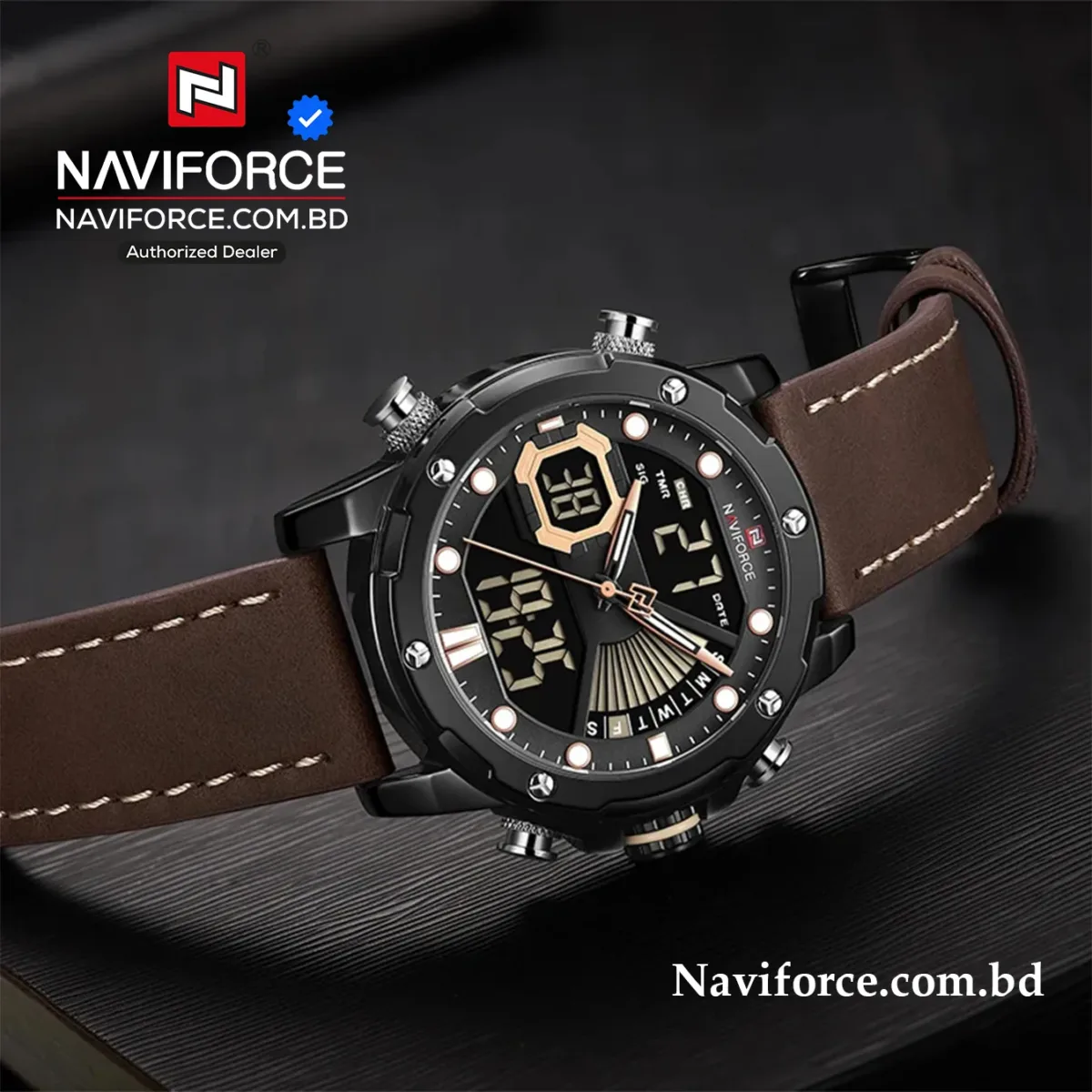 Naviforce 9172 L - Brown - Image 3