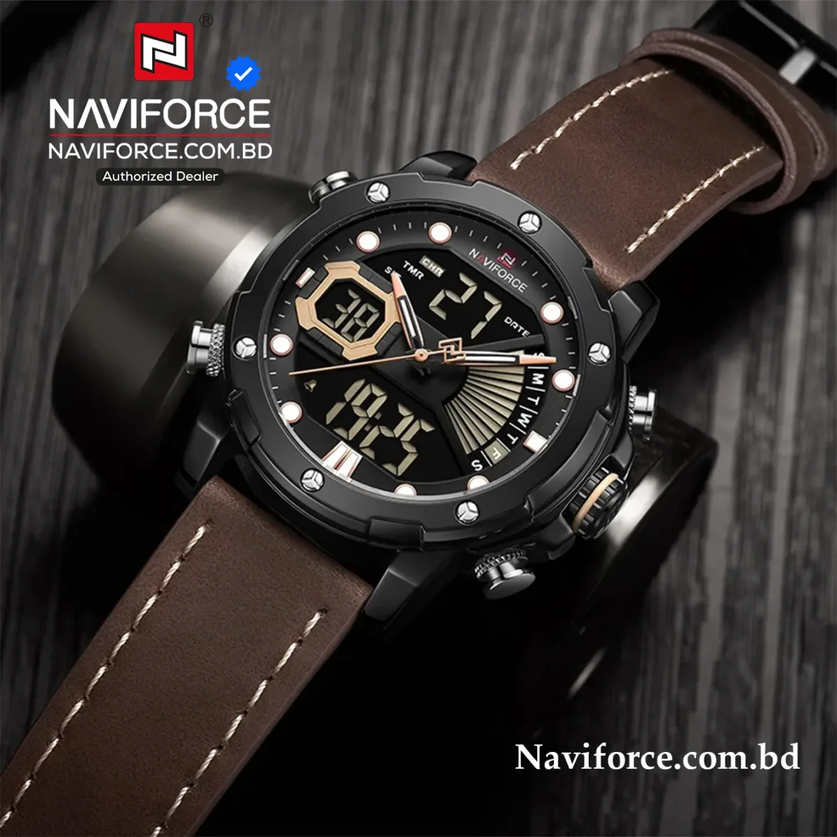 Naviforce 9172 L - Brown - Image 1