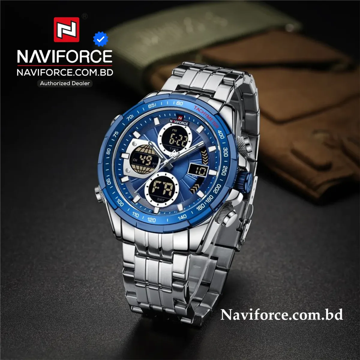 Naviforce 9197 CH - Blue - Image 1