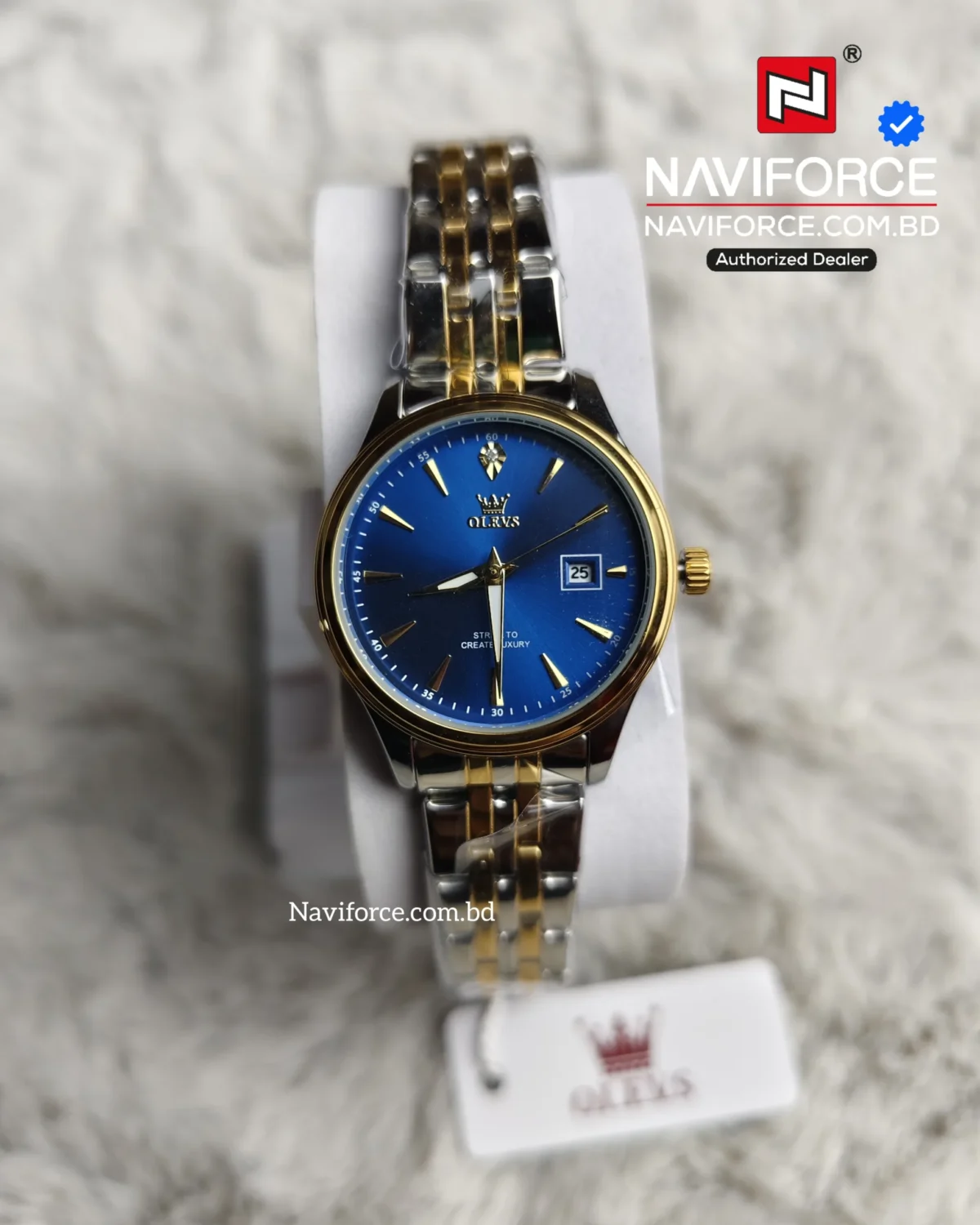 Olevs 5598 Couple - Gold Blue - Image 4
