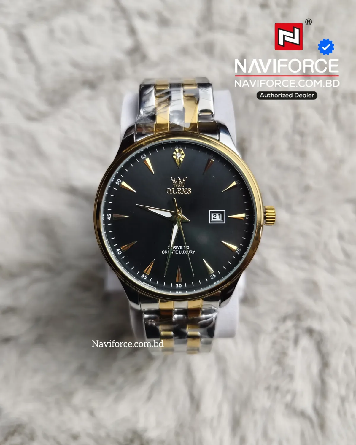 Olevs 5598 Couple - Black Gold - Image 3