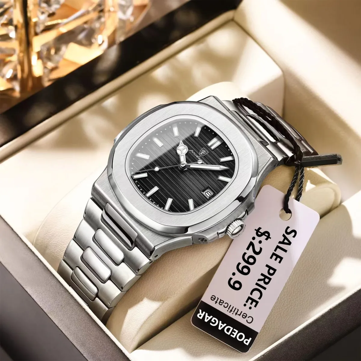 Poedagar 613 - Silver Black - Image 1