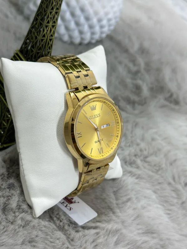 Olevs 5550 CH For Men - Gold - Image 3