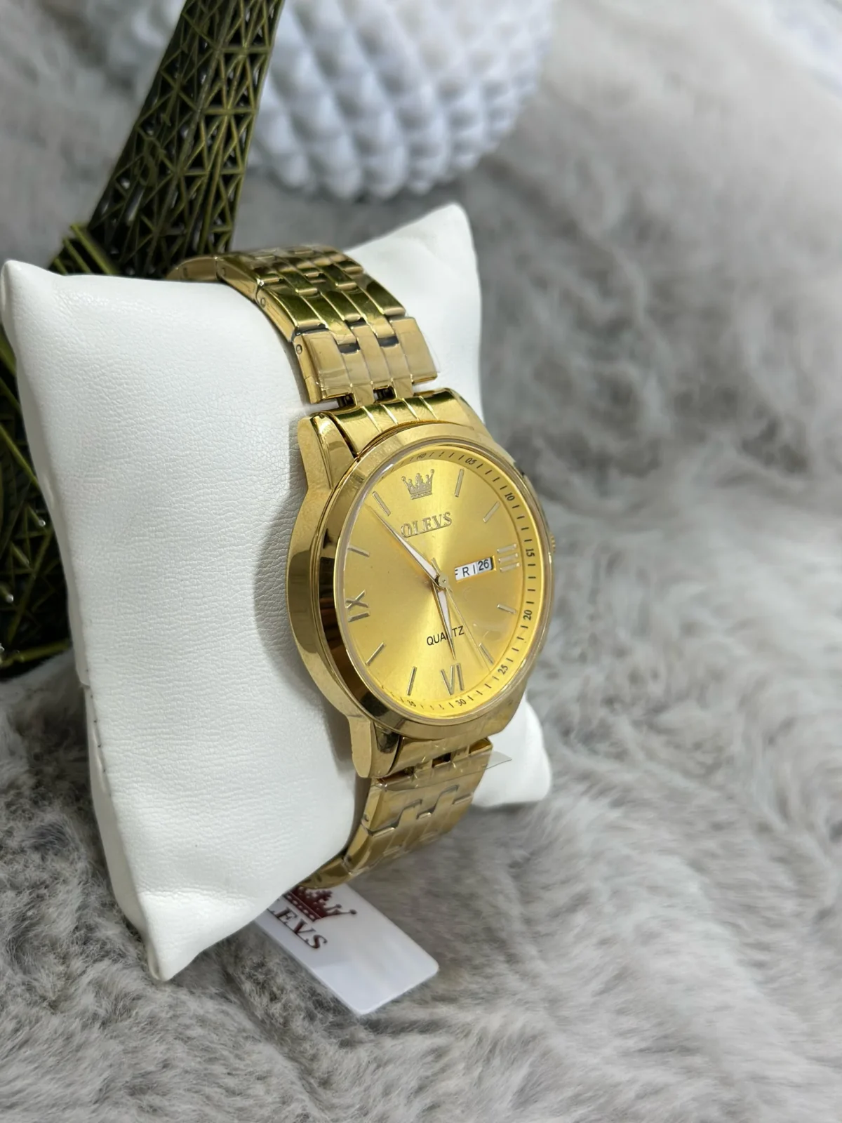 Olevs 5550 CH For Men - Gold - Image 3