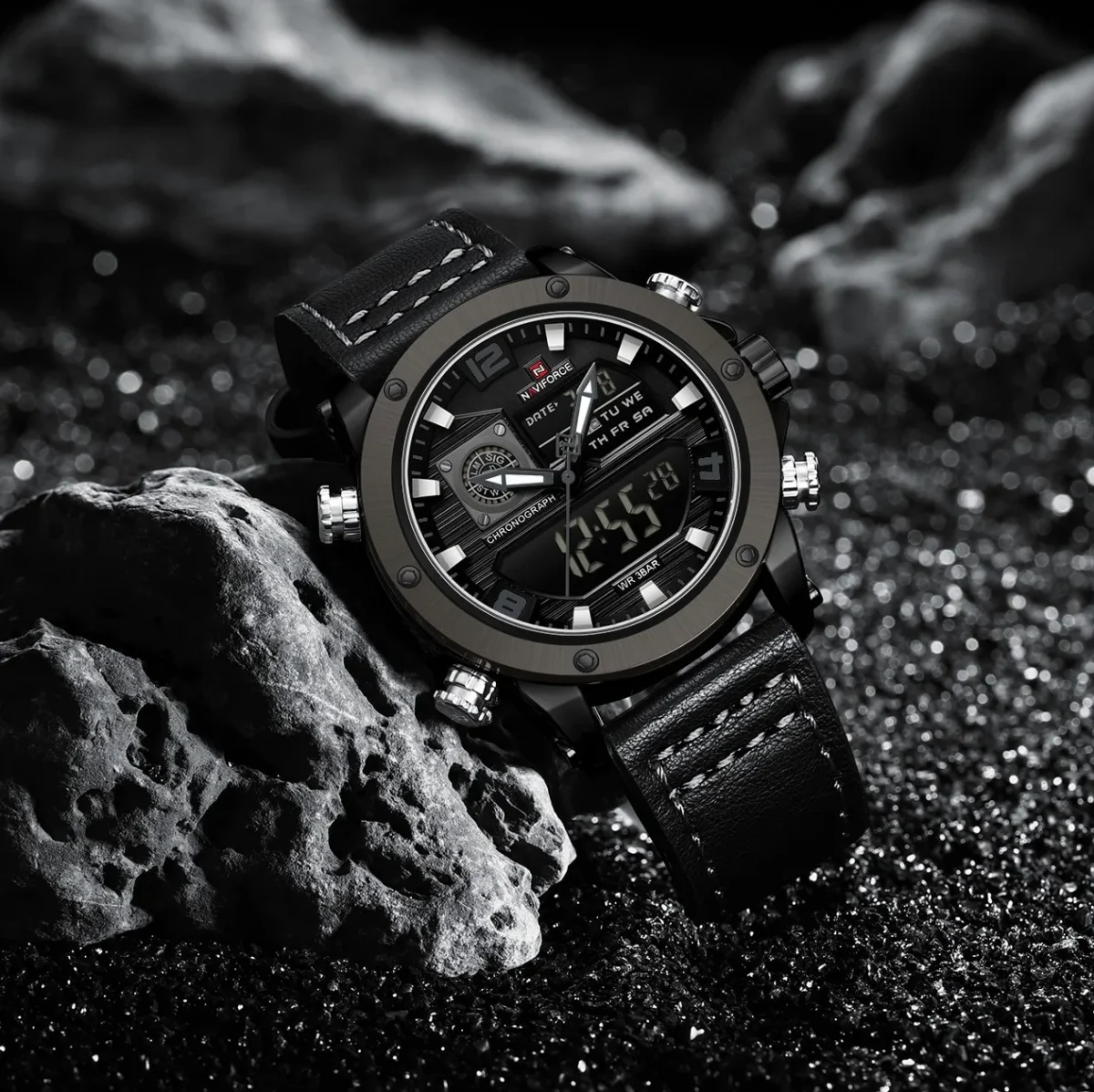 Naviforce 9236 - Black Gray - Image 2