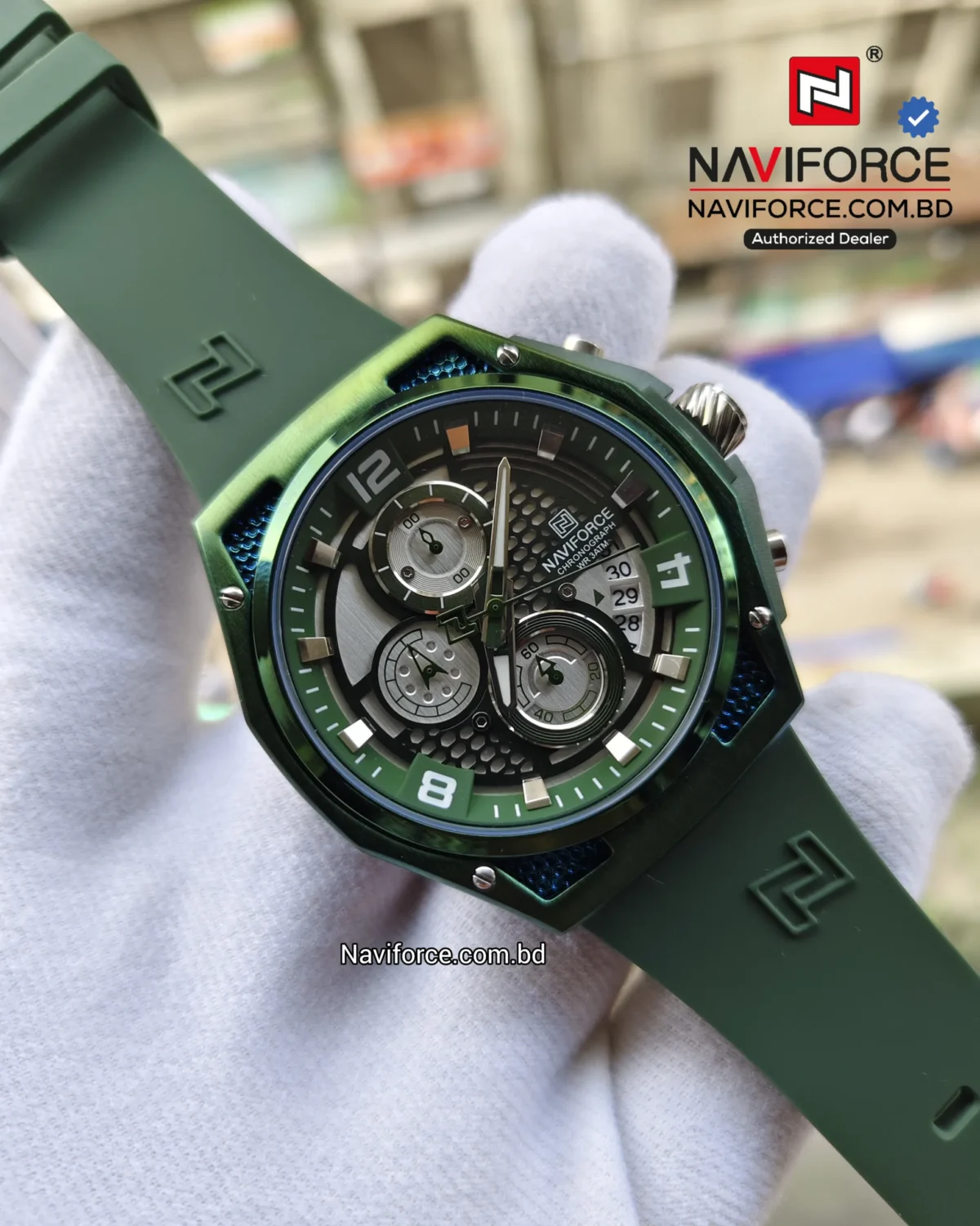Naviforce 8051T For Man - Green - Image 3