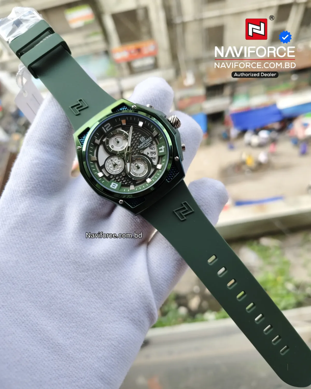 Naviforce 8051T For Man - Green - Image 1