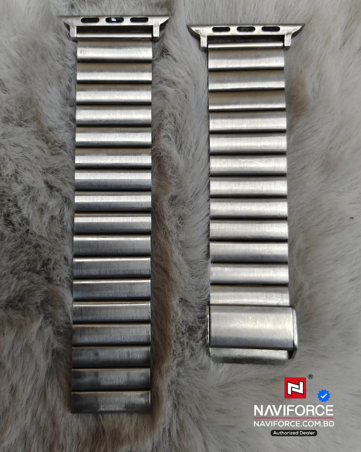 Metal  Strap For Smart Watch - Silver - Image 2
